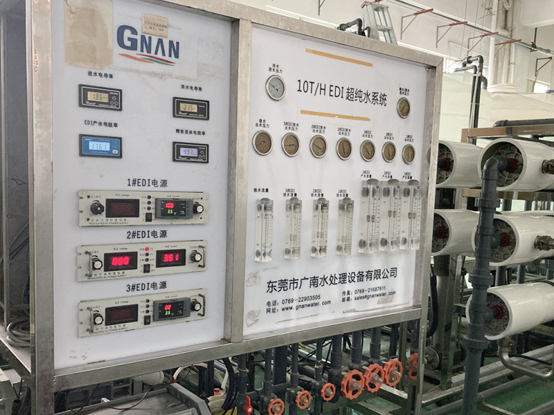 EDI（电去离子）和RO（反渗透）